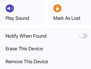 disable Find My iPhone